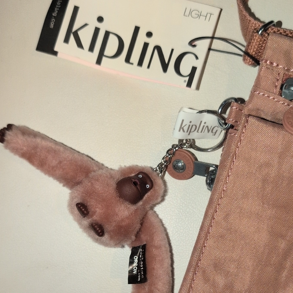 Kipling Light Pink/Peachy Color Crossbody Bag NWT - Picture 5 of 16